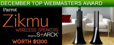 STARCK PARROT ZIKMU WIRELESS SPEAKERS