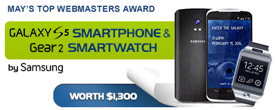Galaxy S5 smartphone & Gear 2 smartwatch by Samsung