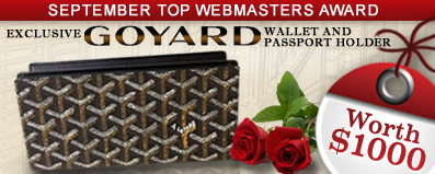 Goyard wallet and passport holder