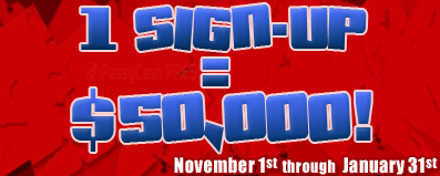 1 Sign-up=$50,000