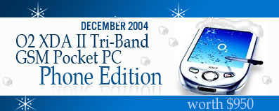 O2 XDA II Tri-Band 
GSM Pocket PC Phone Edition