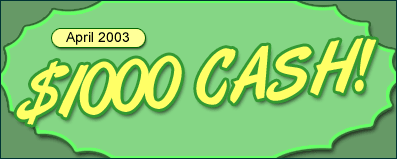 $1000 cash!